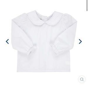 NWT TBBC Maude's Peter Pan Collar Long Sleeve Shirt 3T